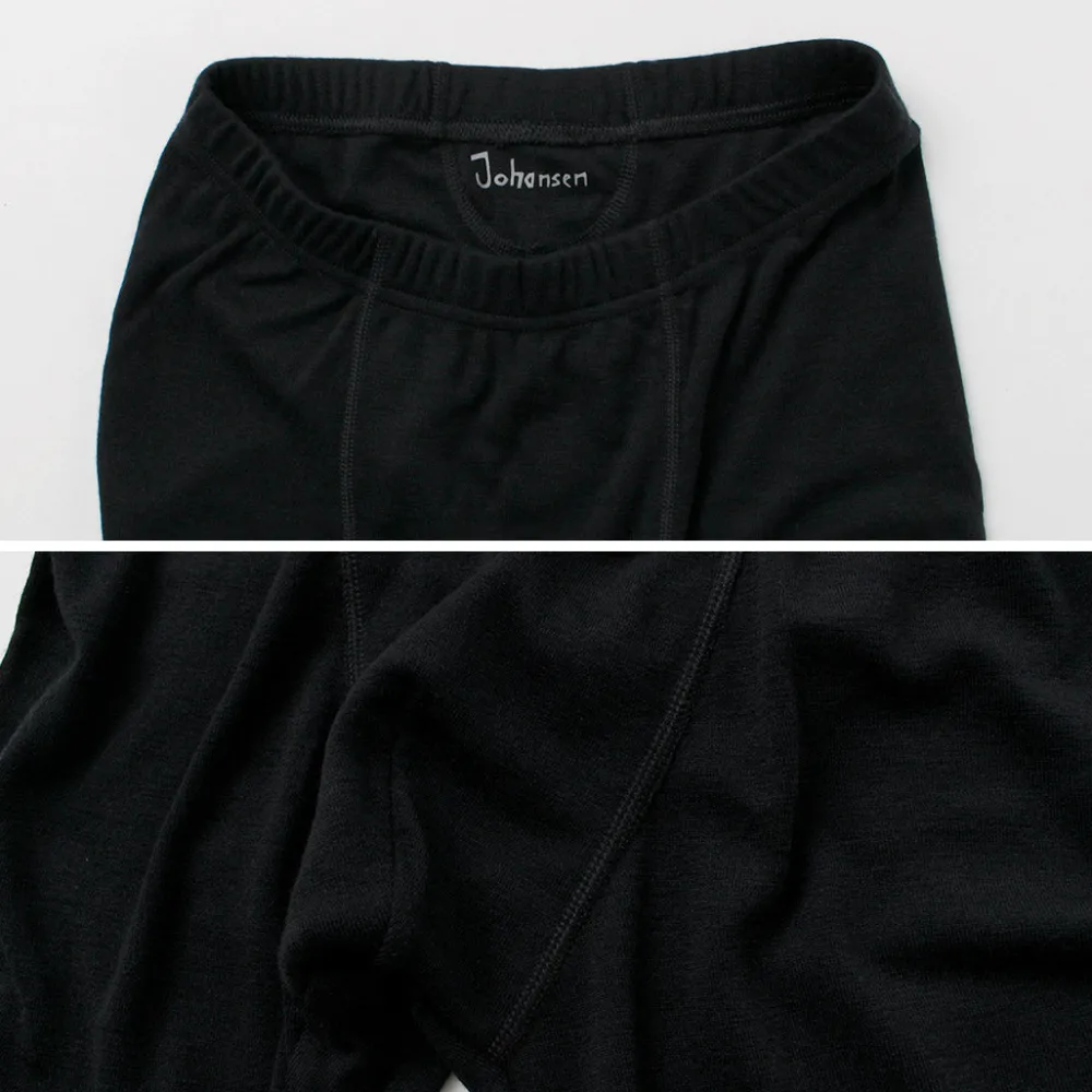 JOHA Underwear^/ 100% Merino Wool Leggings black