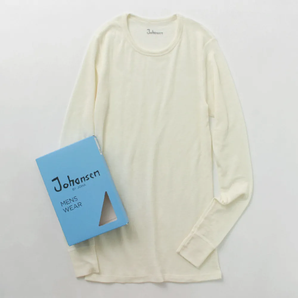 JOHA T-Shirts^/ 100% Merino Wool Long Sleeve T-Shirt