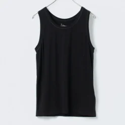 JOHA T-Shirts^/ Organic bamboo stretch undershirt tank top black