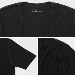 JOHA T-Shirts^/ Organic Bamboo Stretch T-Shirt black