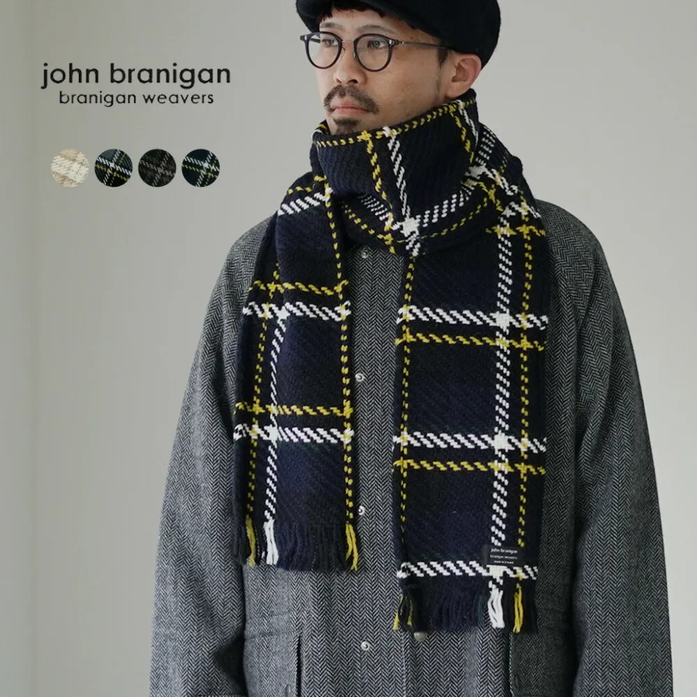 JOHN BRANIGAN Scarfs^/ Irish Tweed Knit Scarf Scarf