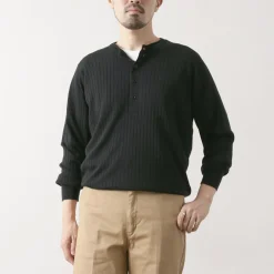 JOHN SMEDLEY Knits^/ A4713 30G Henry Neck Ribbed Sweater