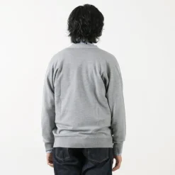 JOHN SMEDLEY Cardigans^/ Merino Wool 24 Gauge V-Neck Knit Cardigan