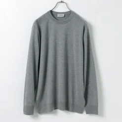 JOHN SMEDLEY Knits^/ Merino Wool 24 Gauge Crew Neck Knit