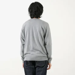 JOHN SMEDLEY Knits^/ Merino Wool 24 Gauge Crew Neck Knit