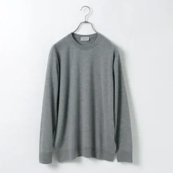 JOHN SMEDLEY Knits^/ Merino Wool 24 Gauge Crew Neck Knit