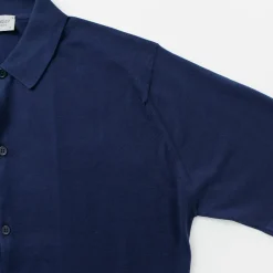 JOHN SMEDLEY Shirts^/ Sea Island Cotton 30 Gauge Knit Shirt