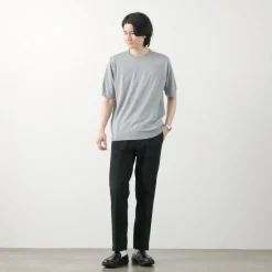 JOHN SMEDLEY T-Shirts^/ Sea Island Cotton 30 Gauge Crew Neck Knit