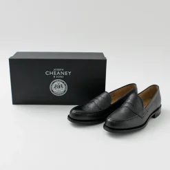 JOSEPH CHEANEY Leather Shoes & Boots^/ Howard R Coin Loafer Grained Calf black