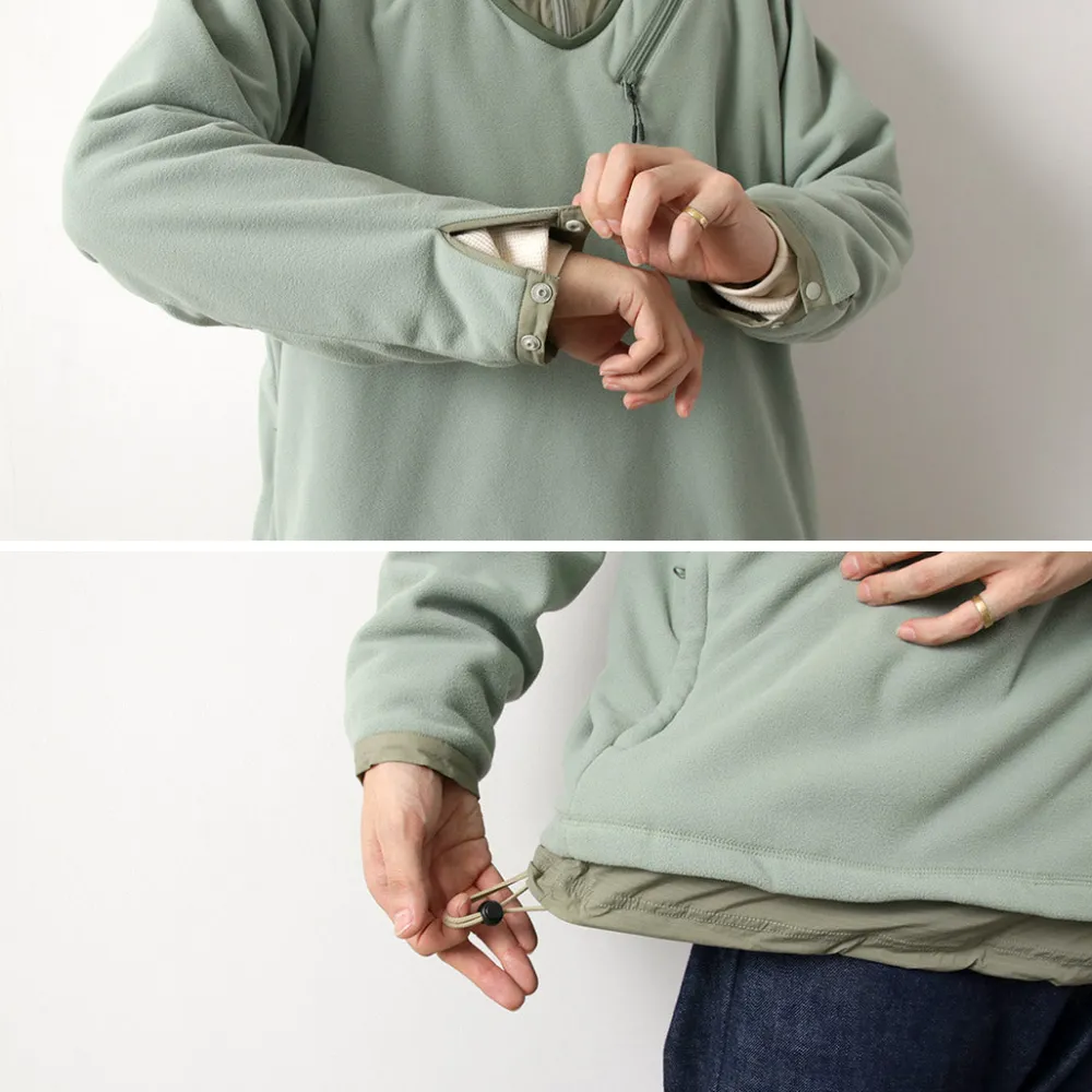 JUGEM Jackets^/ Nylon Fleece Combination Anorak