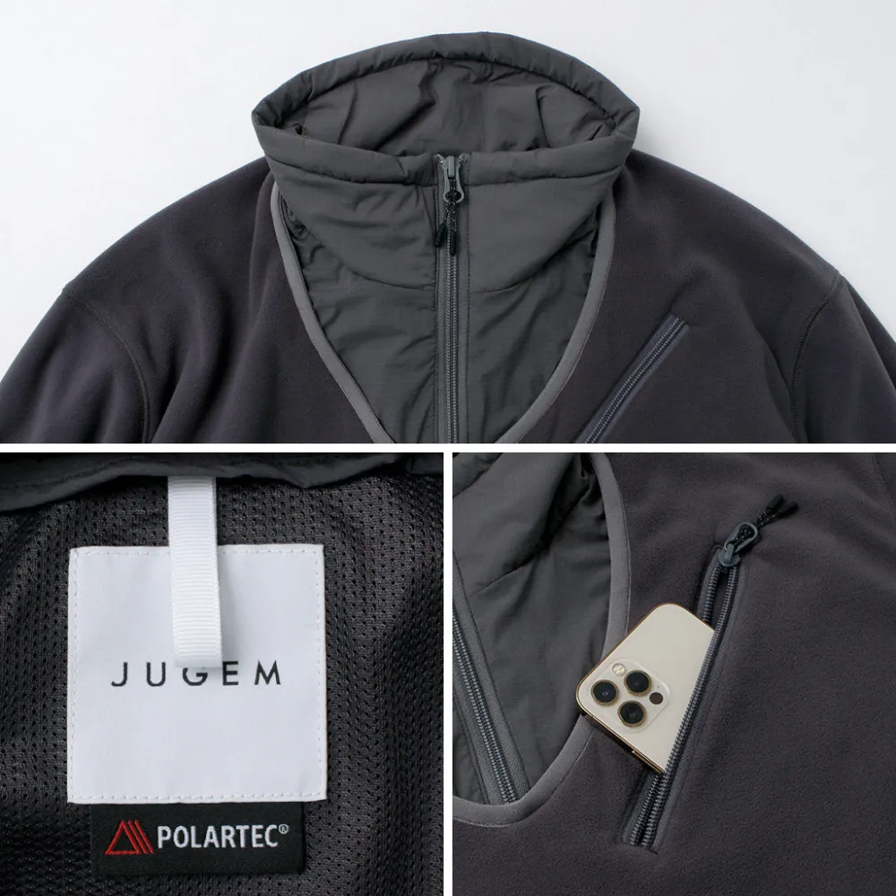 JUGEM Jackets^/ Nylon Fleece Combination Anorak