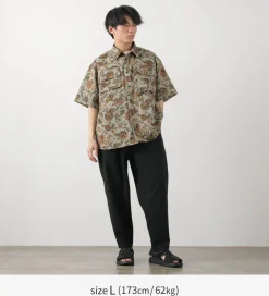 JUGEM Shirts^/ Printed Dry Cargo Shirt flower