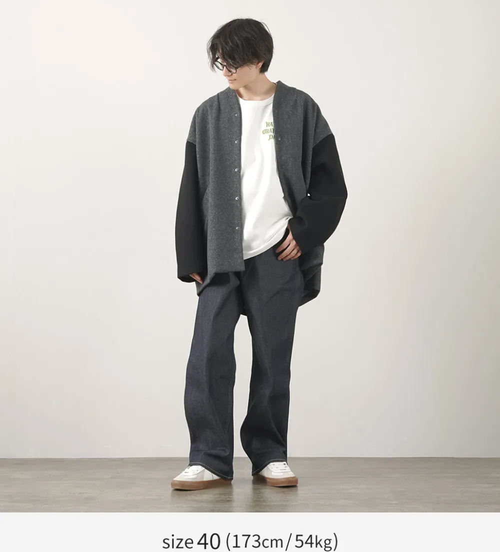 KELEN Jackets^/ Collarless Egg Jacket