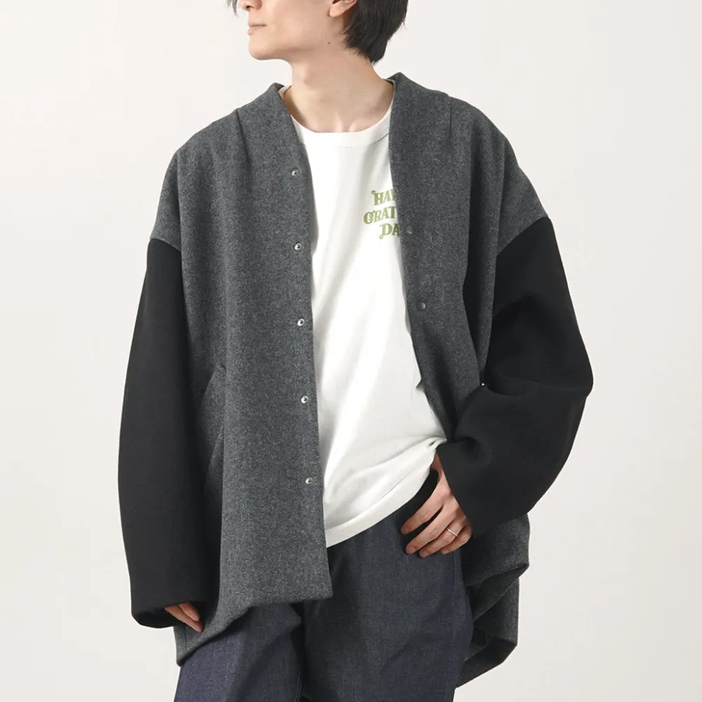 KELEN Jackets^/ Collarless Egg Jacket