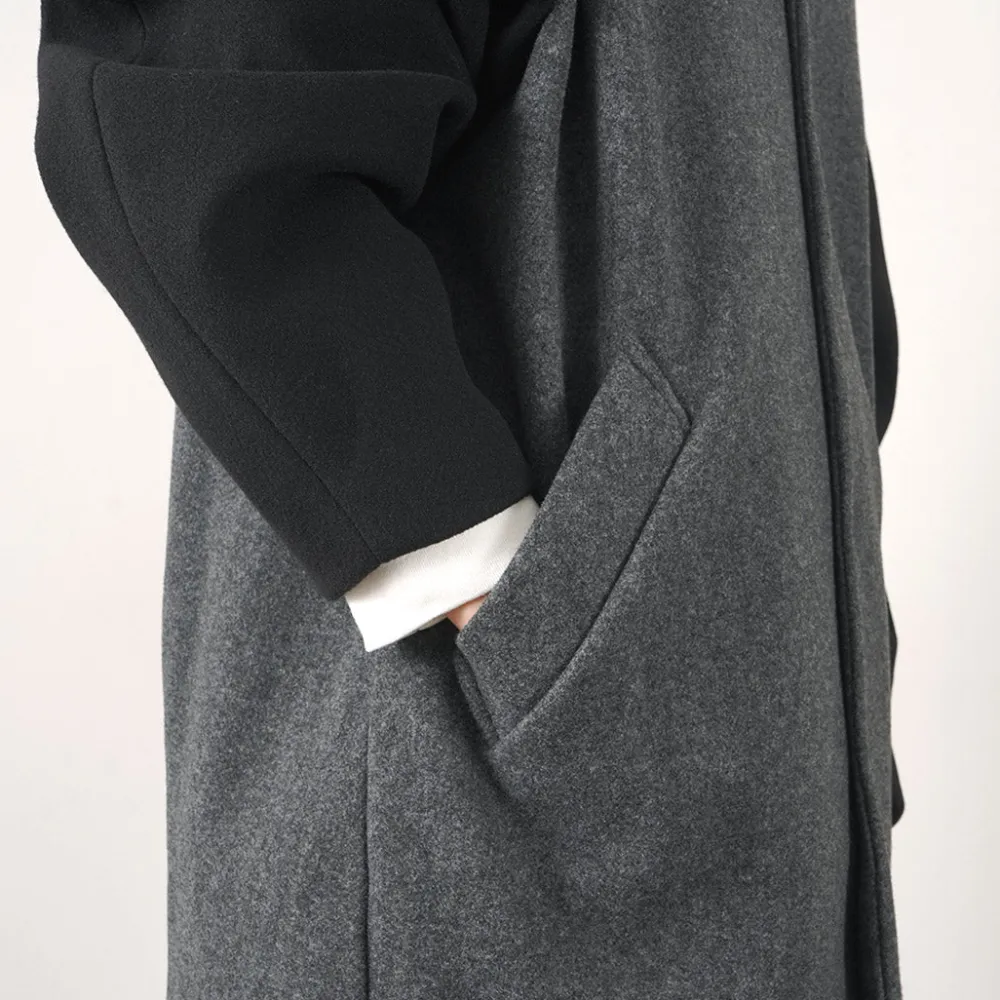 KELEN Jackets^/ Collarless Egg Jacket