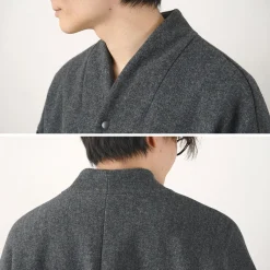 KELEN Jackets^/ Collarless Egg Jacket