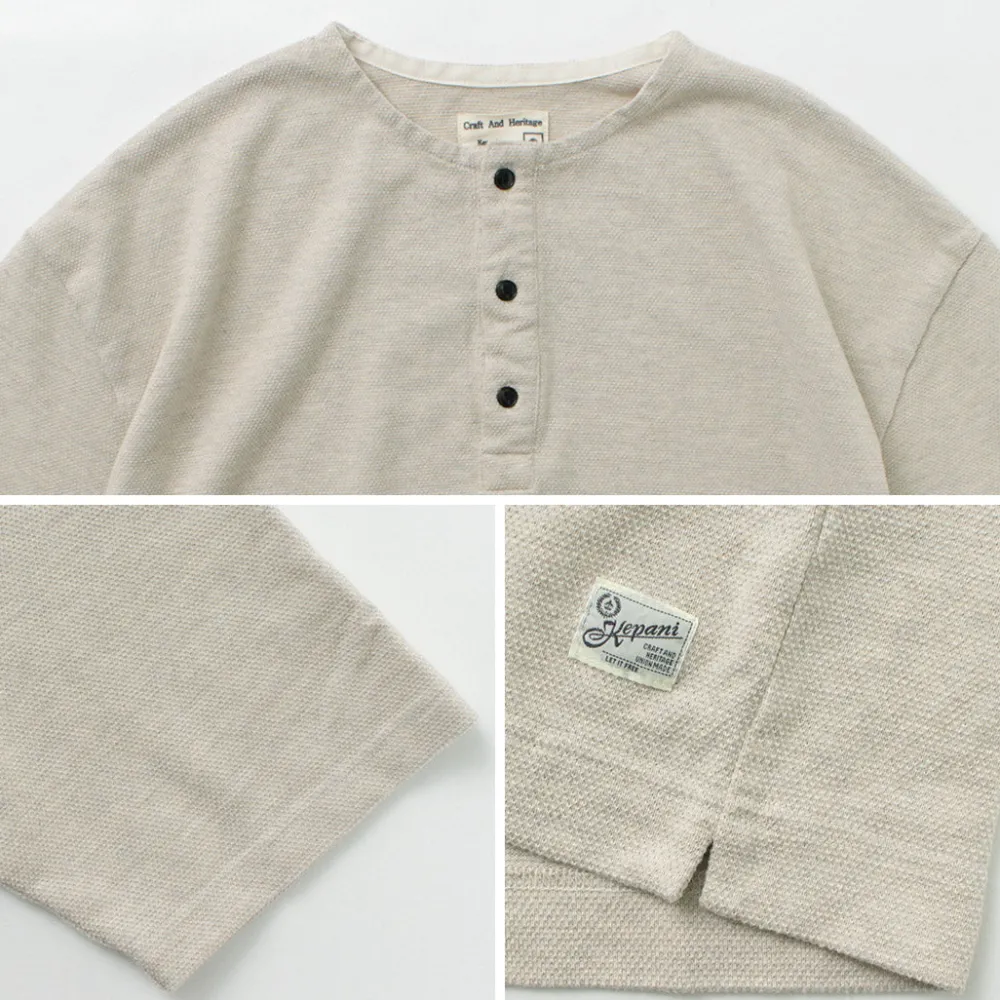 KEPANI T-Shirts^/ Canoco Henry Neck T-shirt