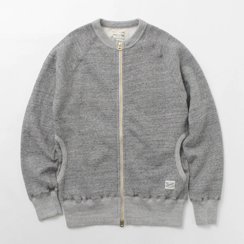 KEPANI Cardigans^/ Crew Neck Full Zip Sweat Jacket