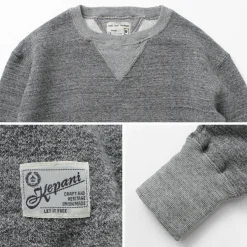 KEPANI Sweatshirts^/ Crew Neck Set-In Sleeve Sweatshirt