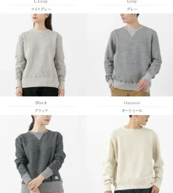 KEPANI Sweatshirts^/ Crew Neck Set-In Sleeve Sweatshirt