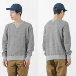 KEPANI Sweatshirts^/ Crew Neck Set-In Sleeve Sweatshirt