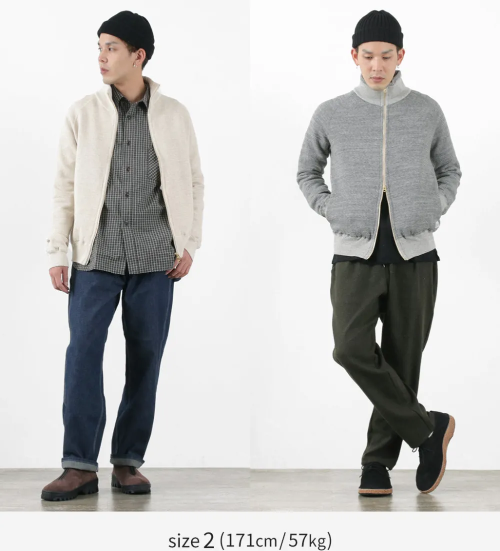 KEPANI Sweatshirts^/ Great Smoky Raffybrushed-lining stand neck sweatshirt jacket