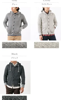 KEPANI Sweatshirts^/ Honolulu / Hooded Sweatshirt Cardigan