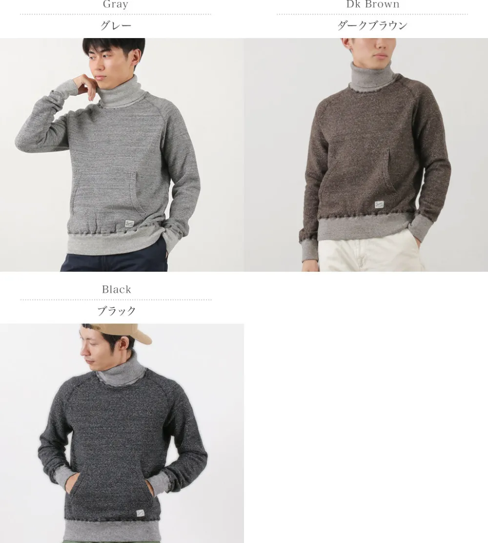 KEPANI Sweatshirts^/ Manchester 3 Turtleneck Sweatshirt