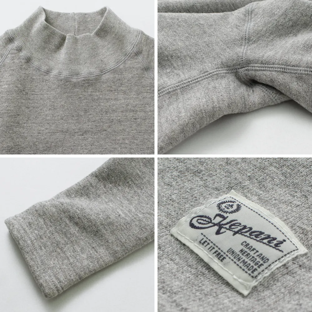 KEPANI Sweatshirts^/ Mock Neck Sweatshirt