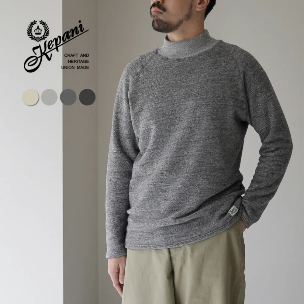 KEPANI Sweatshirts^/ Mock Neck Sweatshirt