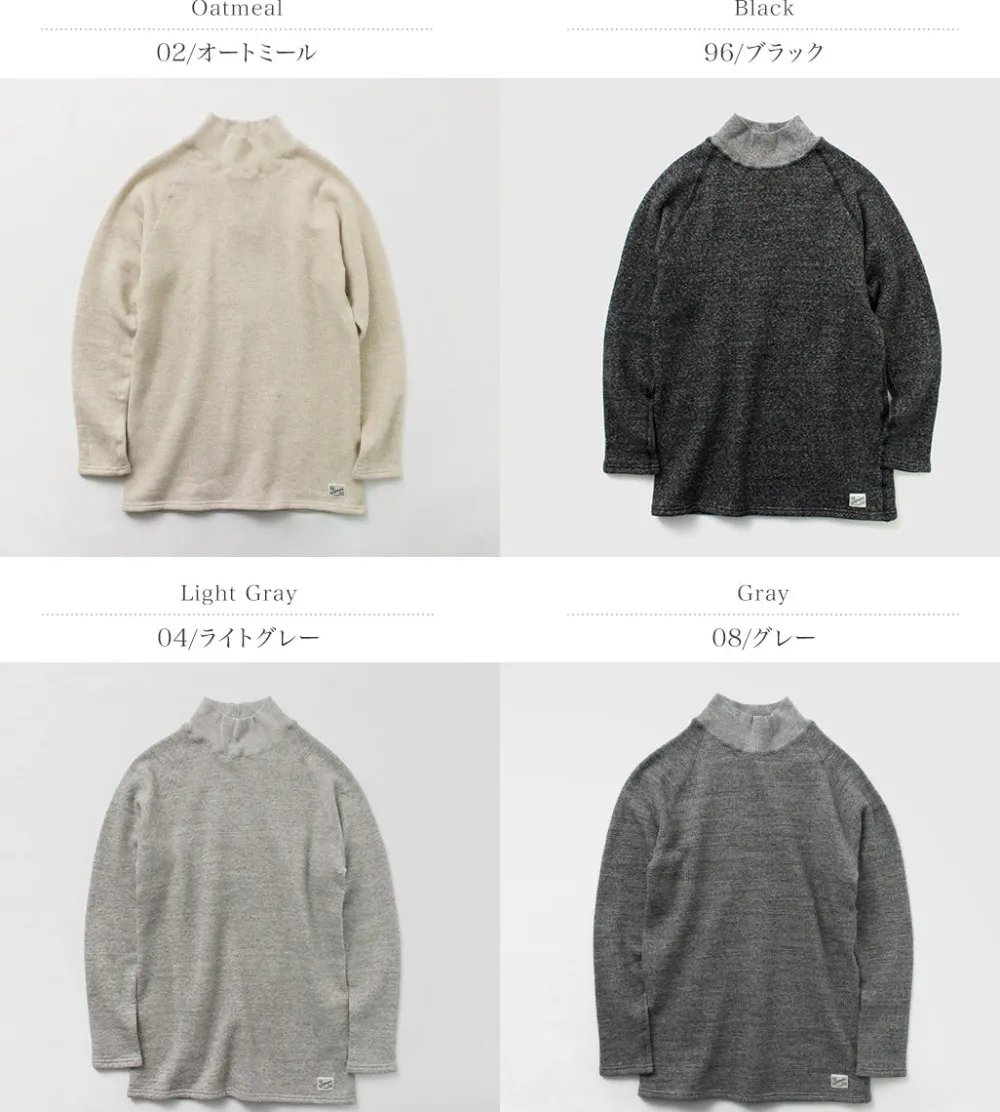 KEPANI Sweatshirts^/ Mock Neck Sweatshirt