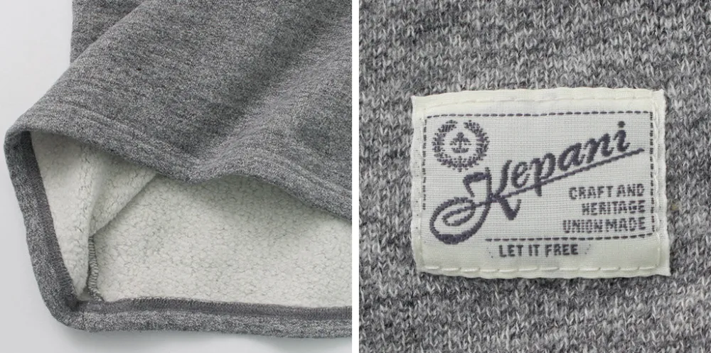 KEPANI Sweatshirts^/ Raffy brushed lining Boat Neck Sweatshirt Basque Shirt