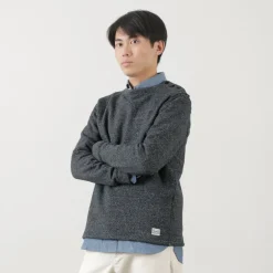 KEPANI Sweatshirts^/ Raffy brushed lining Boat Neck Sweatshirt Basque Shirt