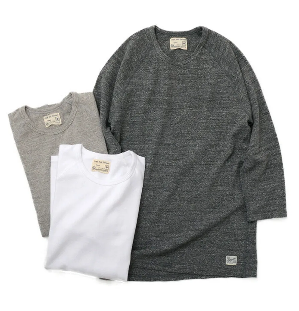 KEPANI T-Shirts^/ Raffy Spun Milled 7/10 Sleeve T-Shirt