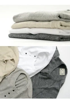 KEPANI T-Shirts^/ Raffy Spun Milled Henry Neck T-Shirt