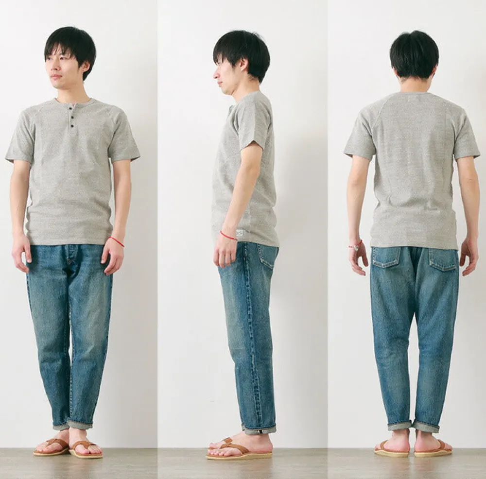 KEPANI T-Shirts^/ Raffy Spun Milled Henry Neck T-Shirt