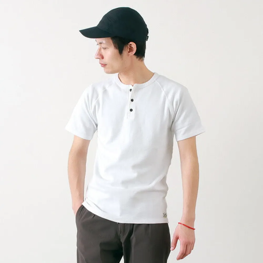 KEPANI T-Shirts^/ Raffy Spun Milled Henry Neck T-Shirt