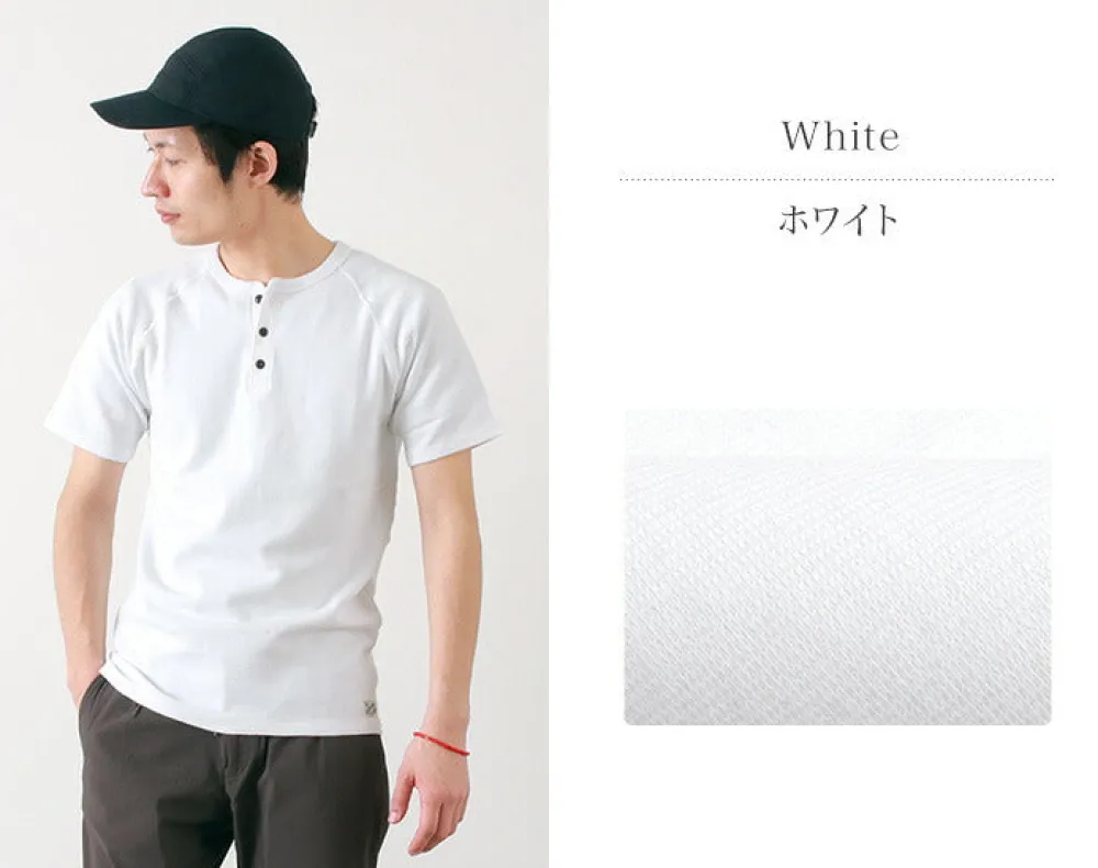 KEPANI T-Shirts^/ Raffy Spun Milled Henry Neck T-Shirt