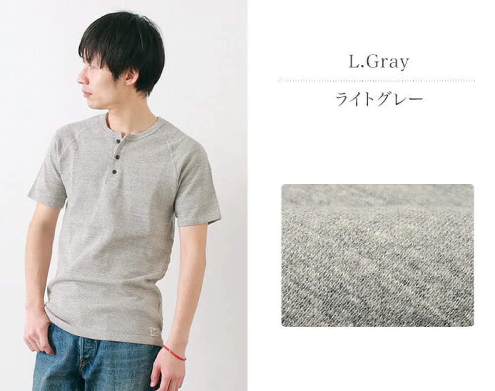 KEPANI T-Shirts^/ Raffy Spun Milled Henry Neck T-Shirt