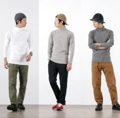 KEPANI T-Shirts^/ Raffy Stretch Fleece Turtleneck Long Sleeve Tee