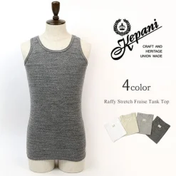 KEPANI T-Shirts^/ Raffy stretch milling tank top