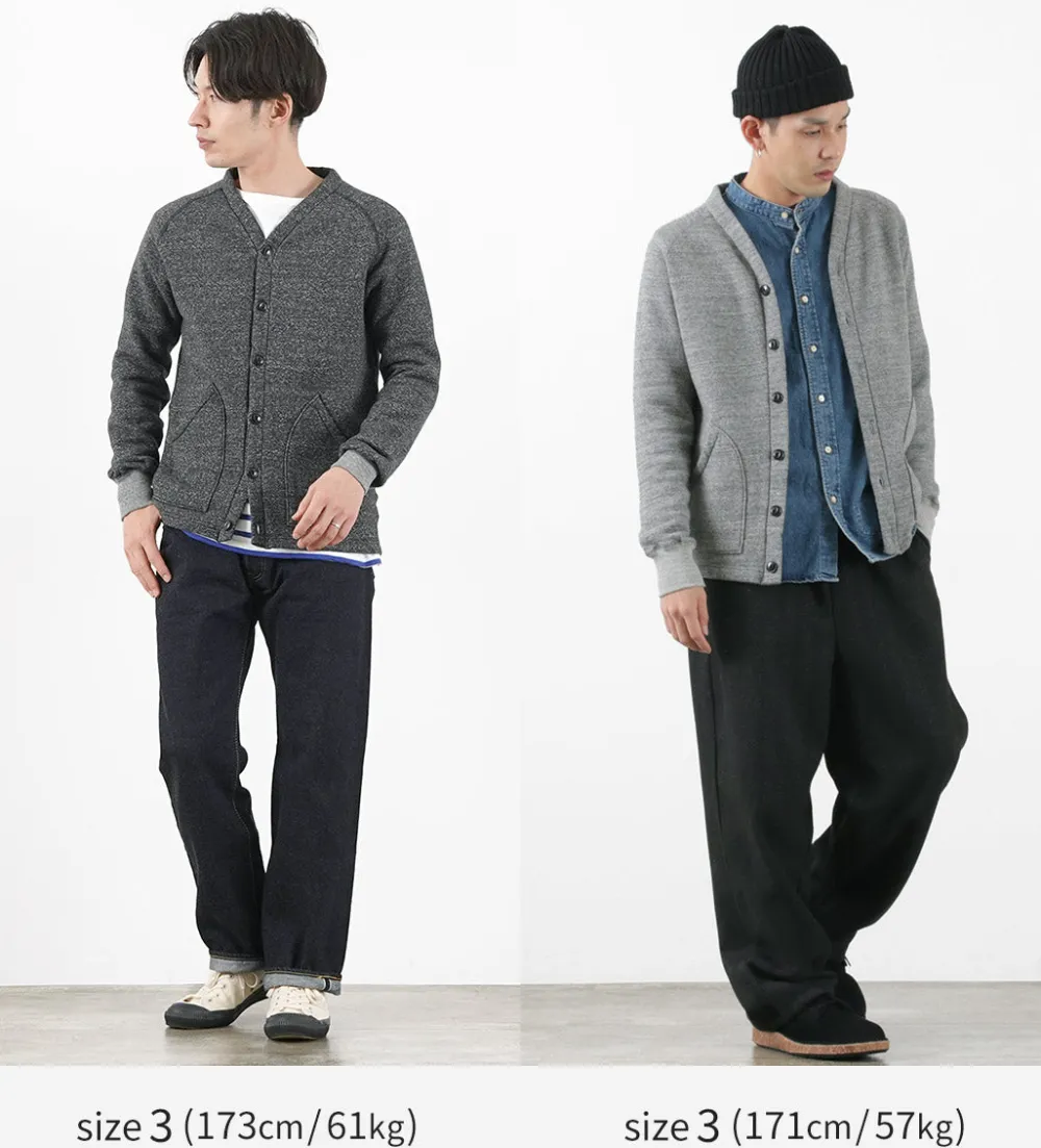 KEPANI Cardigans^/ Sunset 2 Raffy brushed-lining sweatshirt cardigan