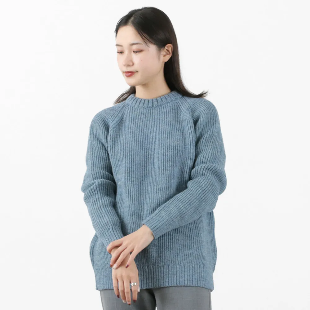 KERRY WOOLLEN MILLS Knits^/ 7G 1PLY fisherman rib crew neck knit
