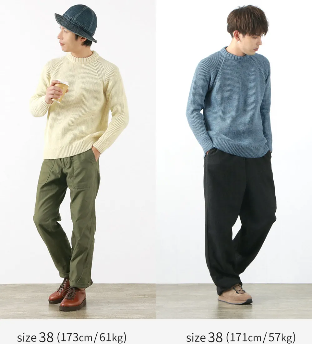 KERRY WOOLLEN MILLS Knits^/ 7G 1PLY fisherman rib crew neck knit
