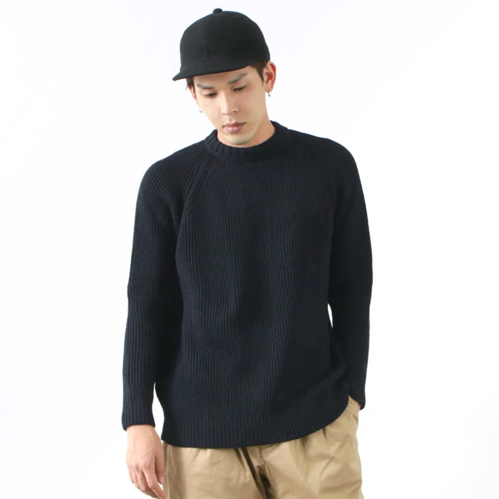 KERRY WOOLLEN MILLS Knits^/ 7G 1PLY fisherman rib crew neck knit