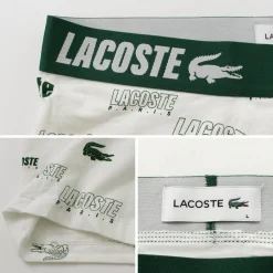 LACOSTE Underwear^/ Logo design 3-pack boxer shorts