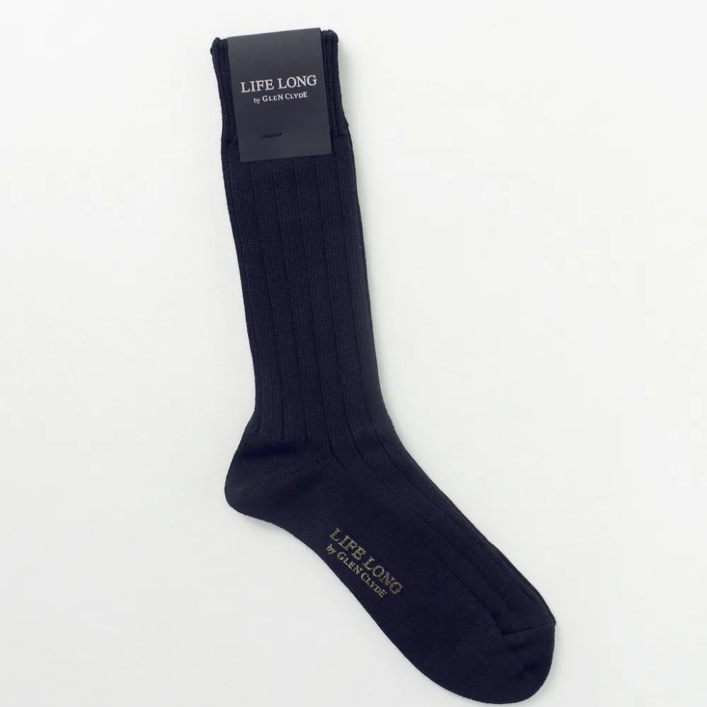LIFE LONG BY GLEN CLYDE Socks^/ TS-1 Cotton and Cordura ribbed socks