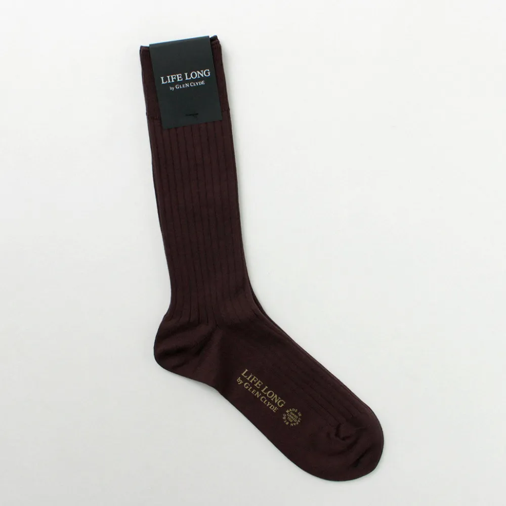 LIFE LONG BY GLEN CLYDE Socks^/ TS-5 Cotton and Cordura Rib Socks