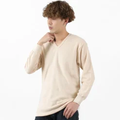 LOCALINA MERIYASU T-Shirts^/ U-Neck Cashmere Blend Long Sleeve Inner