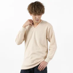 LOCALINA MERIYASU T-Shirts^/ U-Neck Cashmere Blend Long Sleeve Inner